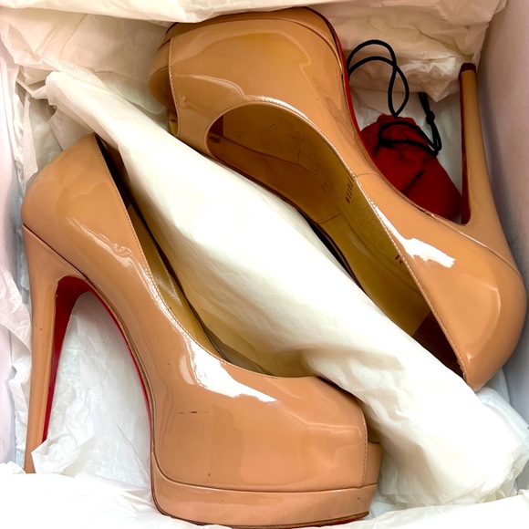Christian Louboutin Palais Royal 140 Patent 100% Authentic Limited Edition Size6 - Picture 5 of 16